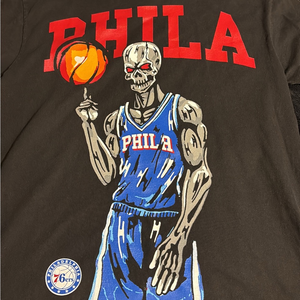 NBA Black and Blue Basketball Graphic Tee